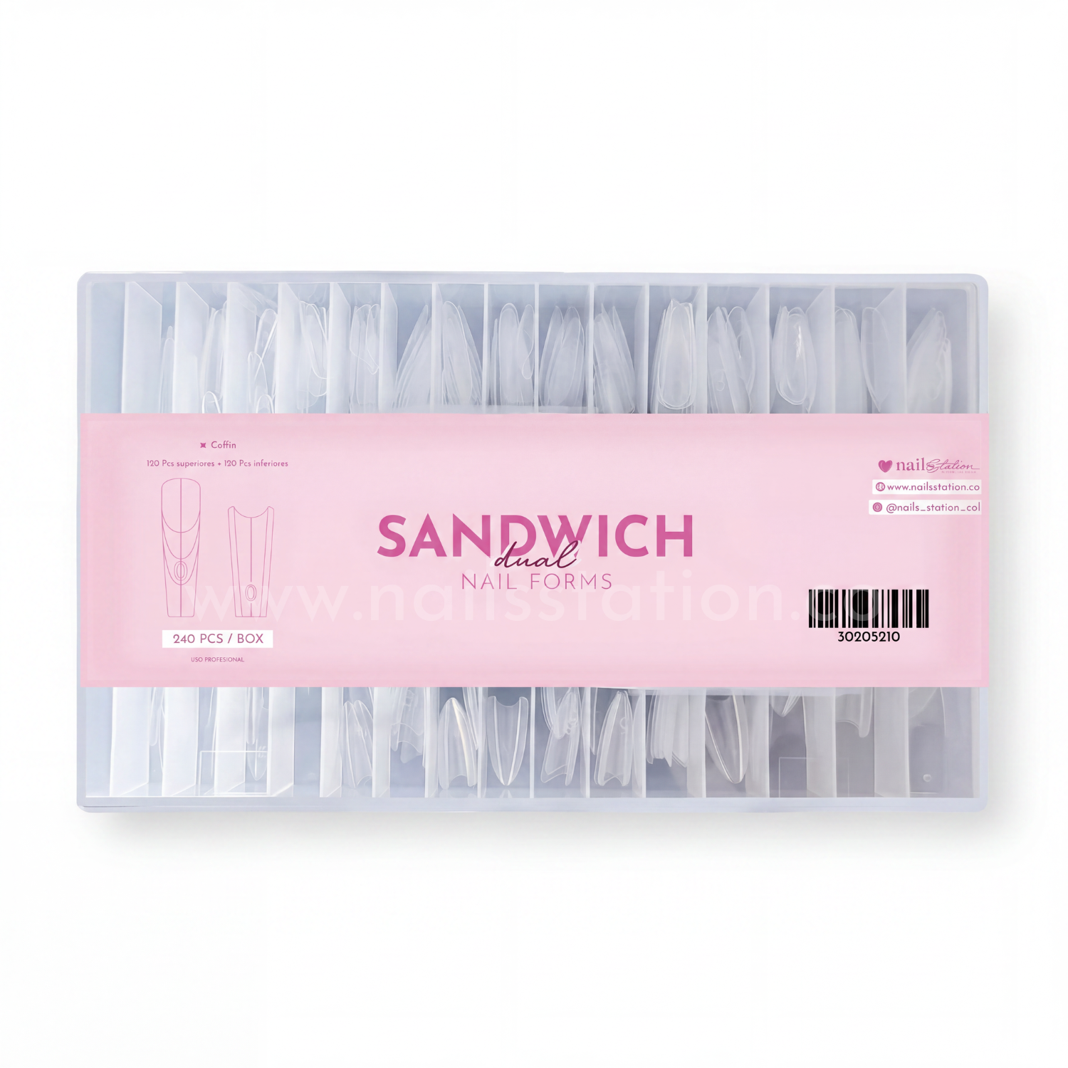Sándwich Dual Forms Nails Station
