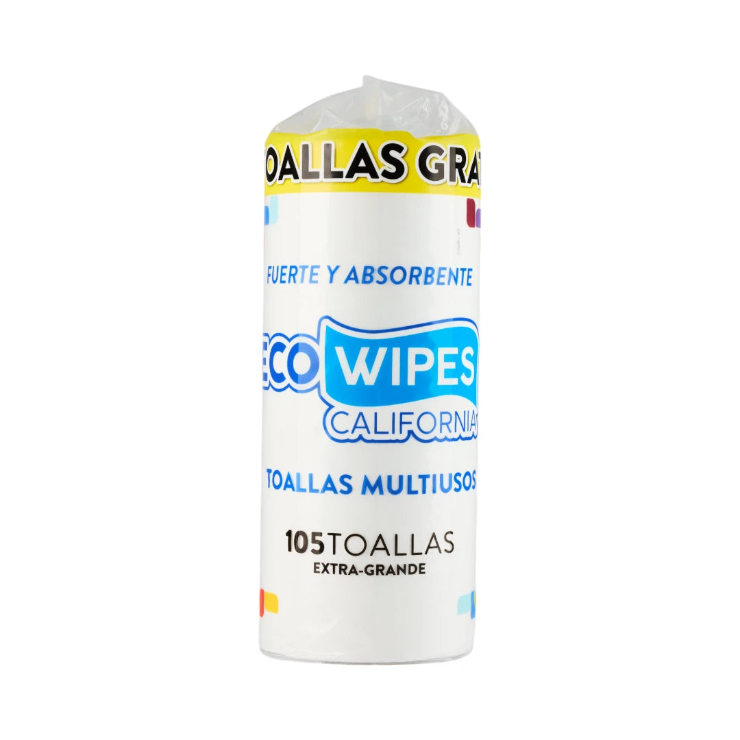 Toalla Eco Wipes Rollo x100 hojas