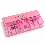 Uñas Soft Gel Efecto Acrílico Ópalo Long Coffin