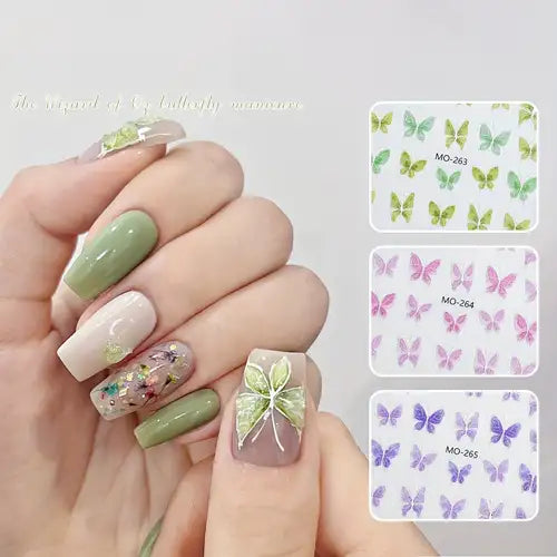 Sticker 5D Mariposas Mo-264/Mo-265