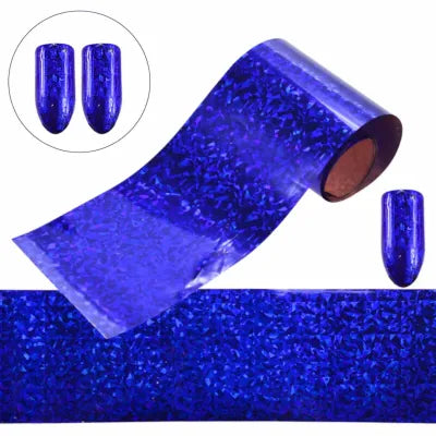 Foil Mora Azul Holográfico