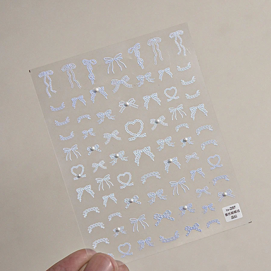 Sticker Quor ta-297 Lazos Azules