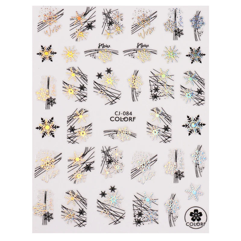 Sticker CJ-084 SILVER NAVIDAD