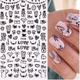 Stickers F928 corazones