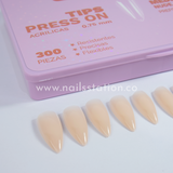 Caja press on Efecto Acrílico Medium Stiletto X300