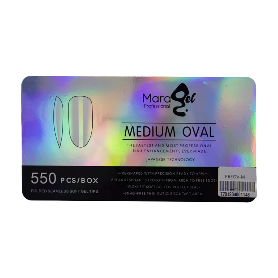 Maragel Soft Gel Tips Medium Oval