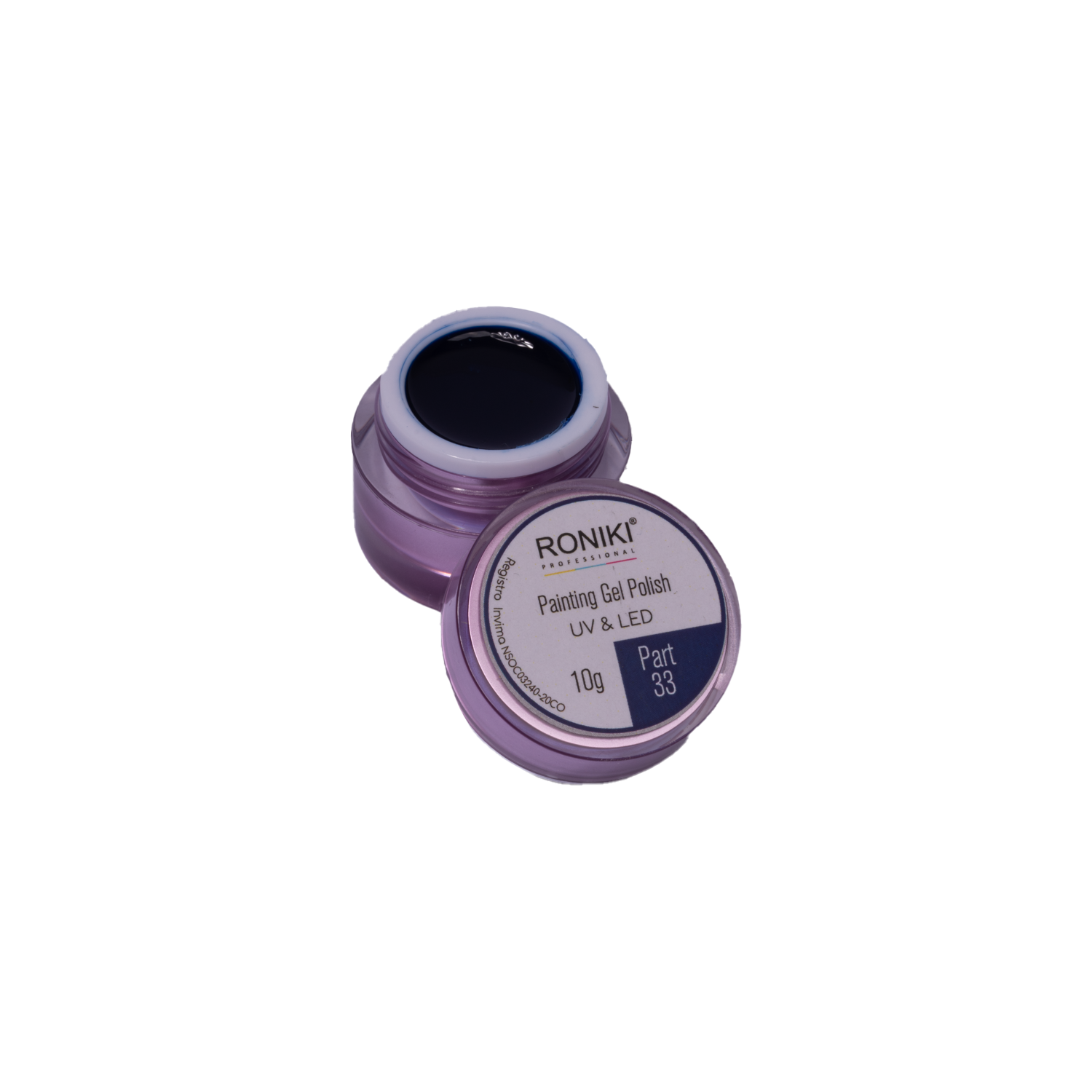 Painting gel 33 Azul oscuro Roniki