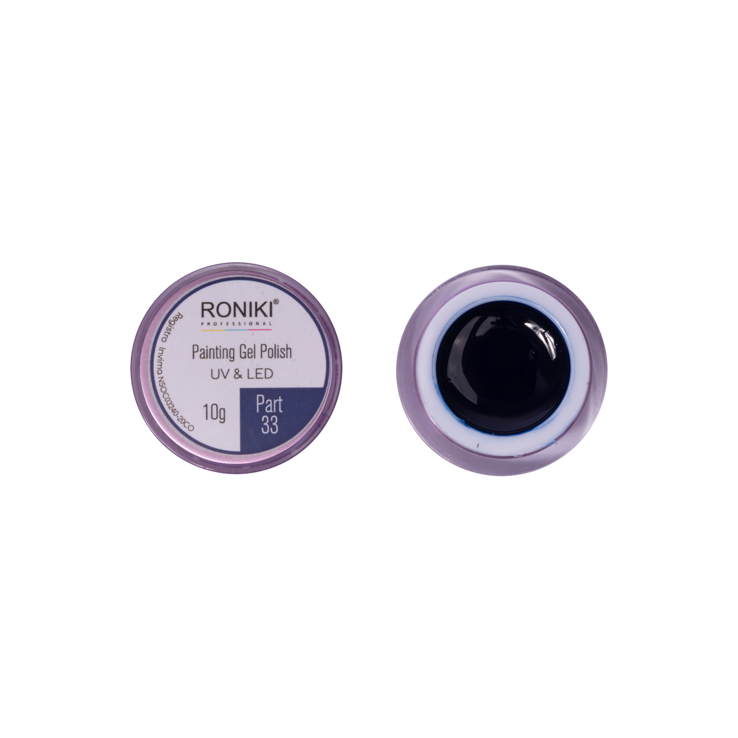 Painting gel 33 Azul oscuro Roniki