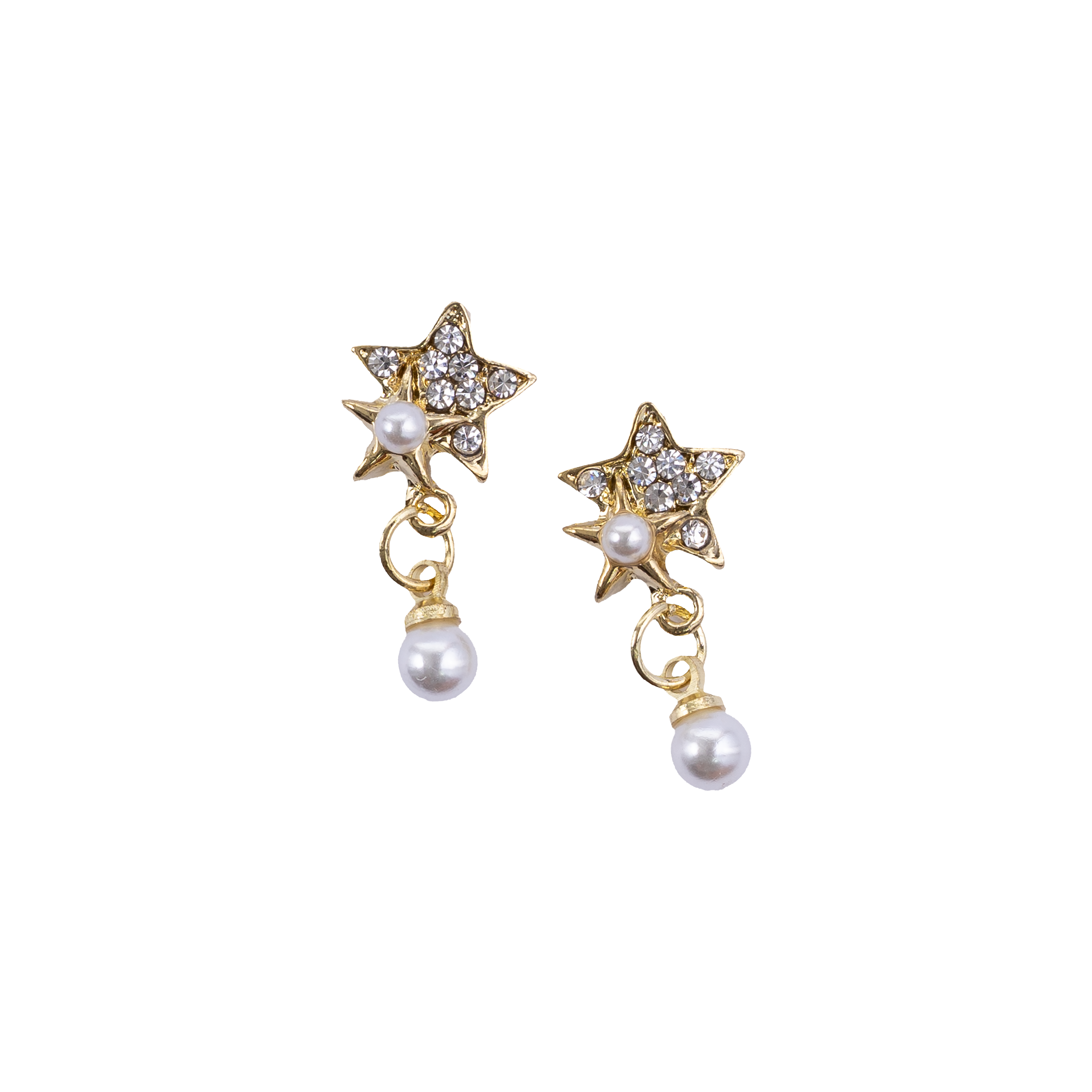 Paquete dijes estrellas doradas