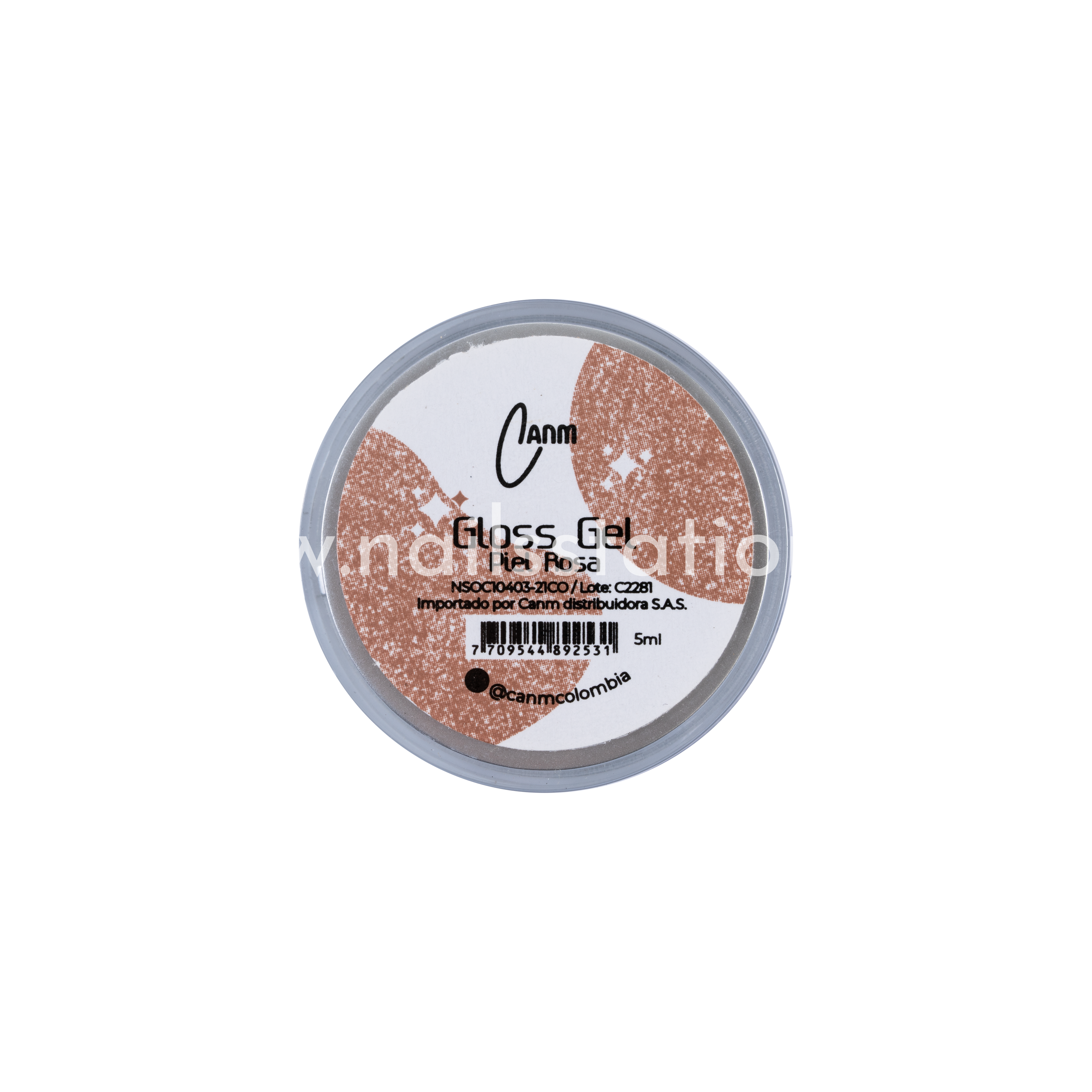 Gloss Gel CANM Piel Rosa 5ml