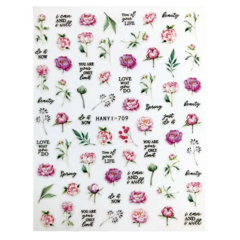 Sticker HANYI-709 FLORES
