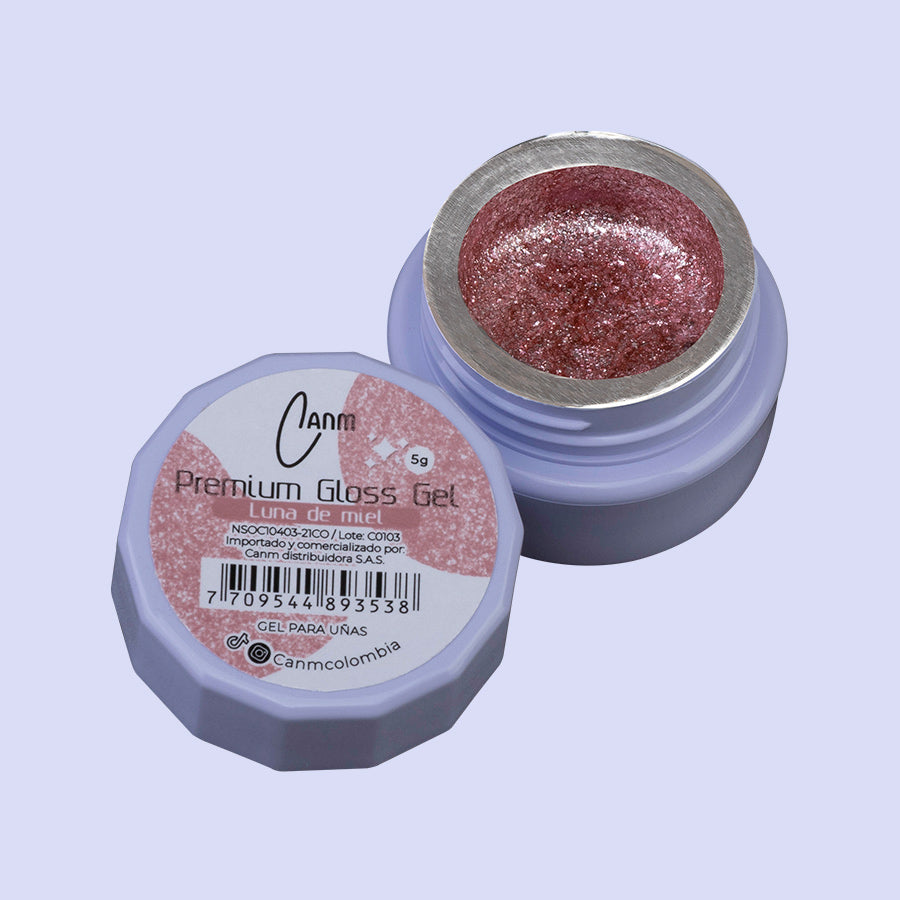Premium Gloss Gel CANM Luna de miel 5ml