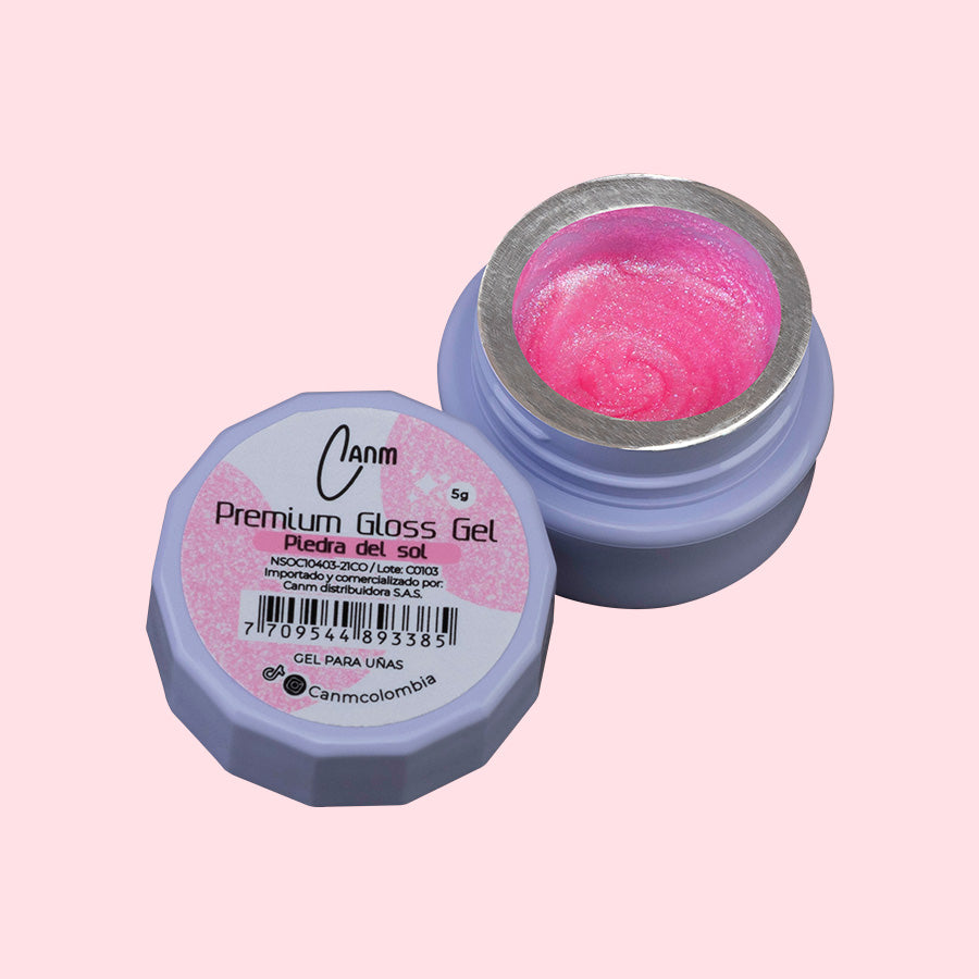 Premium Gloss Gel CANM Piedra del sol 5ml