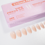 Caja press on Efecto Acrílico Medium Almond X300