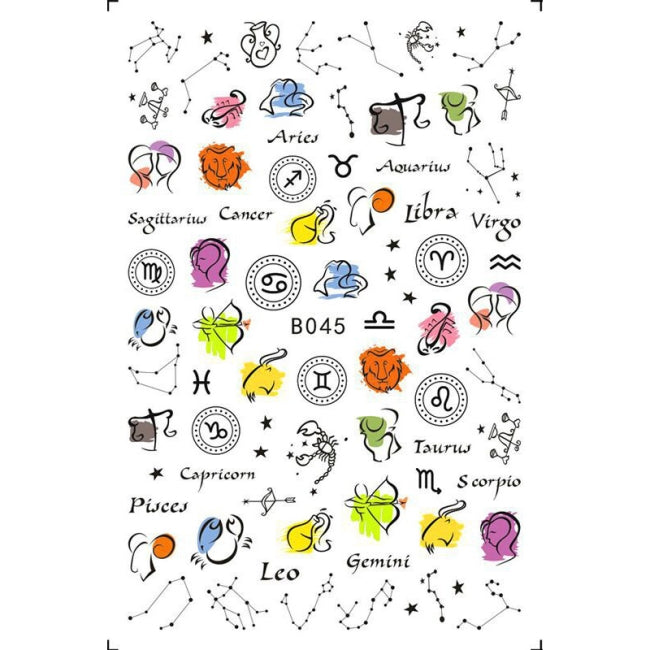 Sticker B045 Zodiaco
