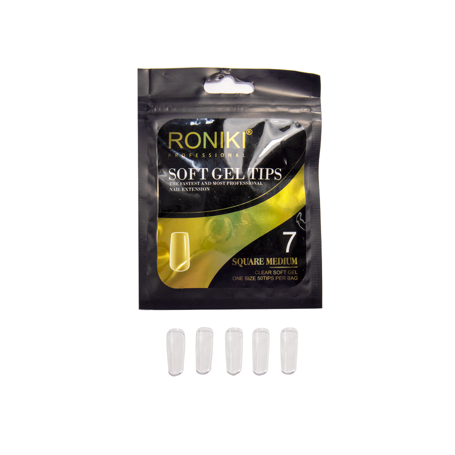 Soft gel Square Medium RONIKI (Bolsa por números)