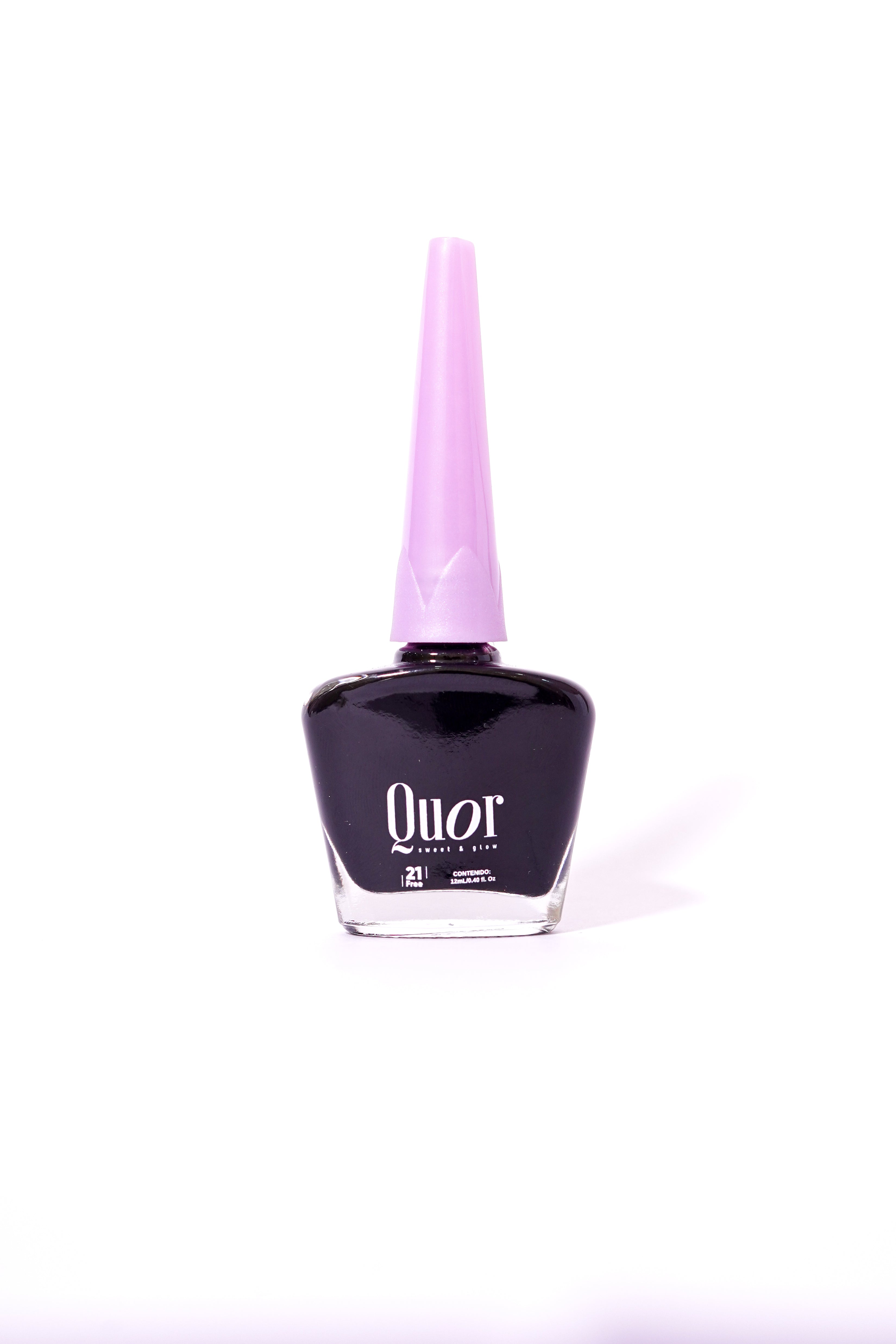 Esmalte Tradicional QUOR 047 12ml Negro
