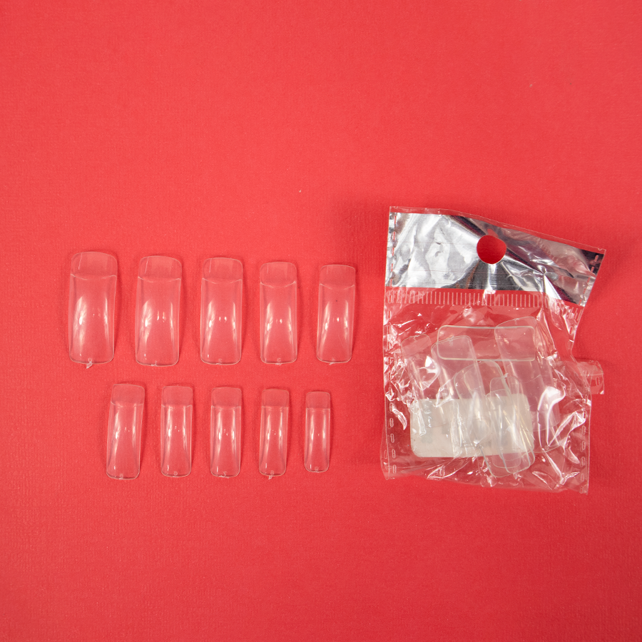 Tips curvatura C x 10 pares / Transparente