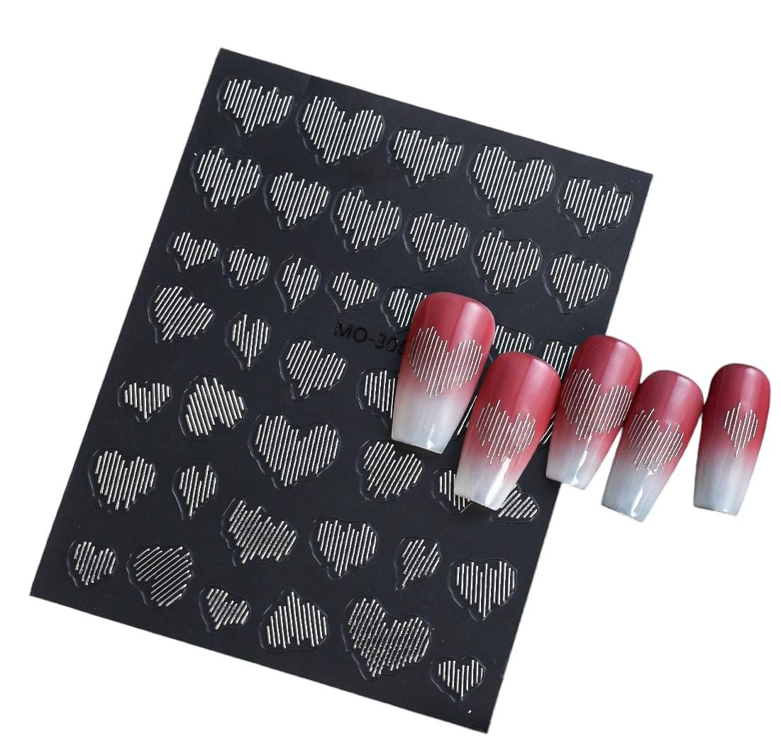 Sticker 5D MO-306 Corazones musicales