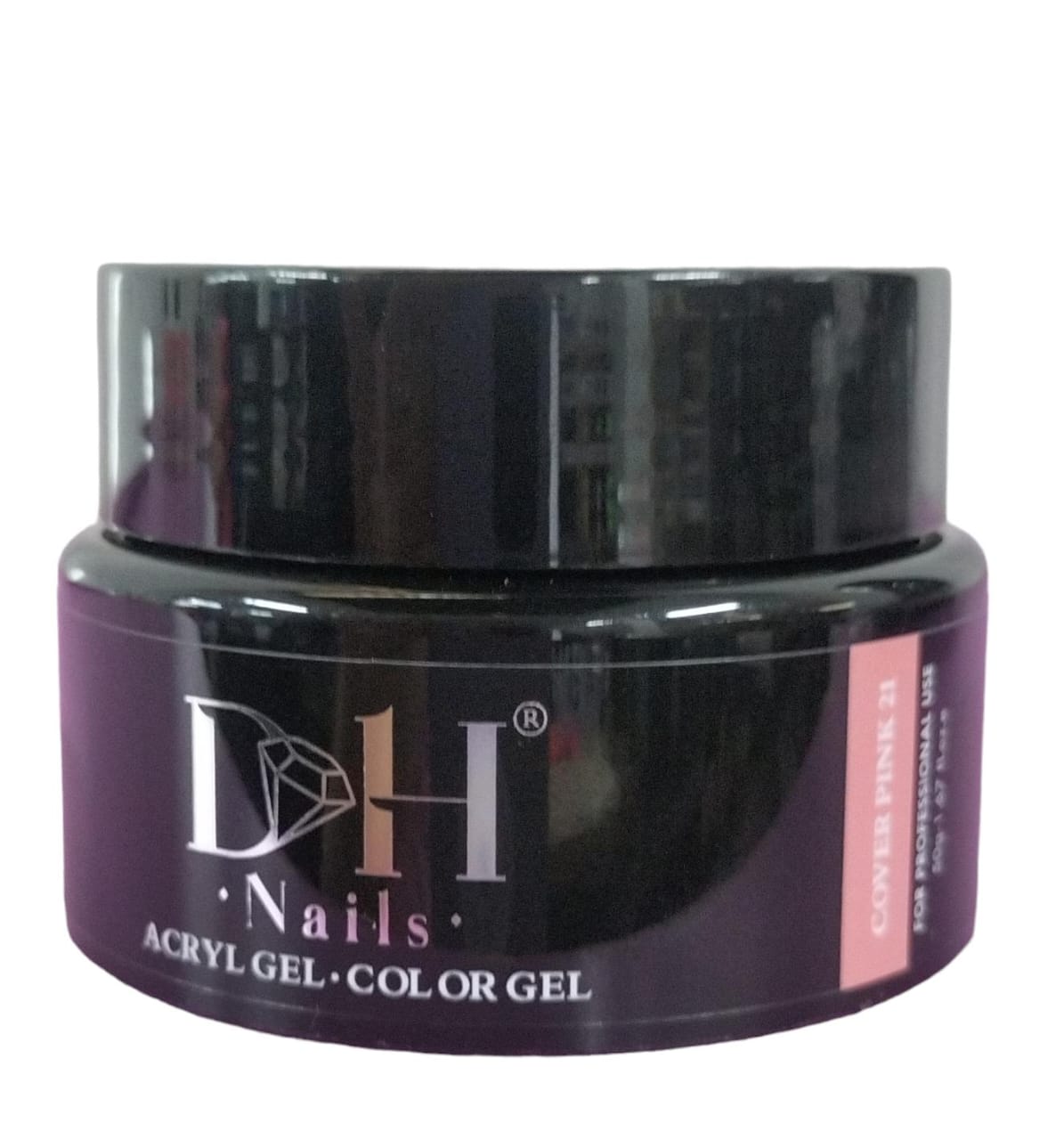 Acryl Gel DH Nails Cover Pink 21 - Bote redondo