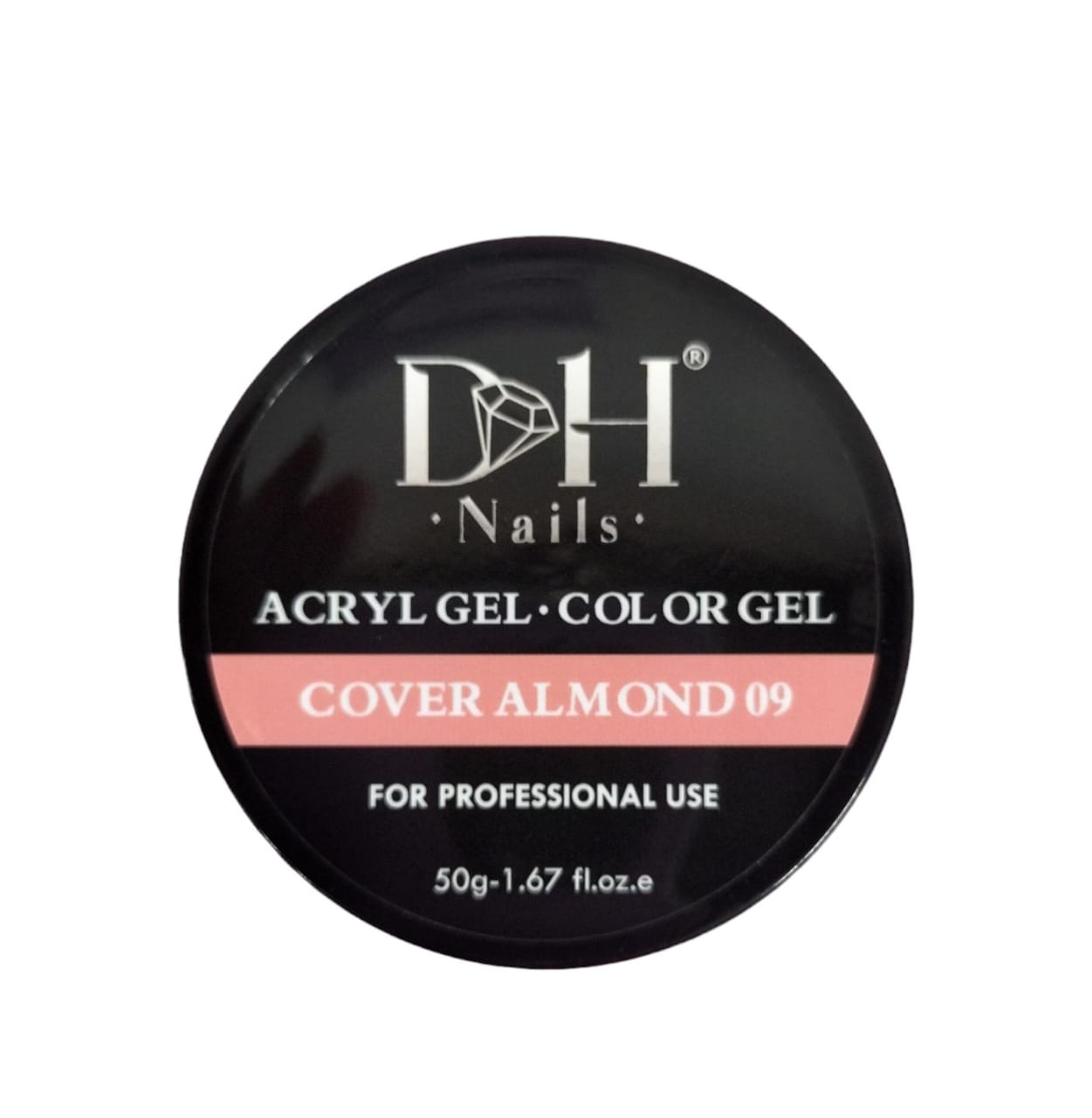 Acryl Gel DH Nails Cover Almod 09 50 gr - Bote redondo