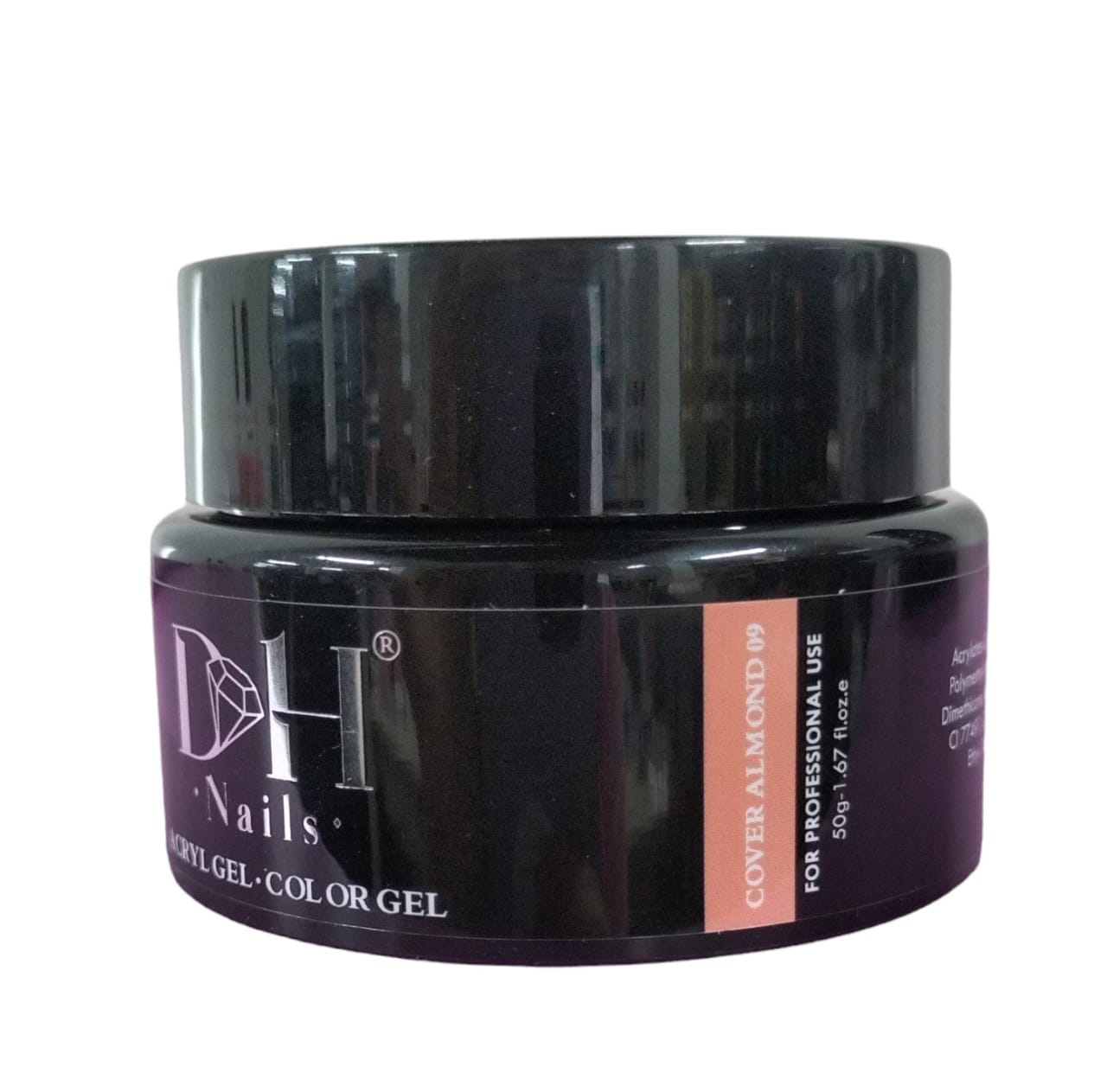 Acryl Gel DH Nails Cover Almod 09 50 gr - Bote redondo