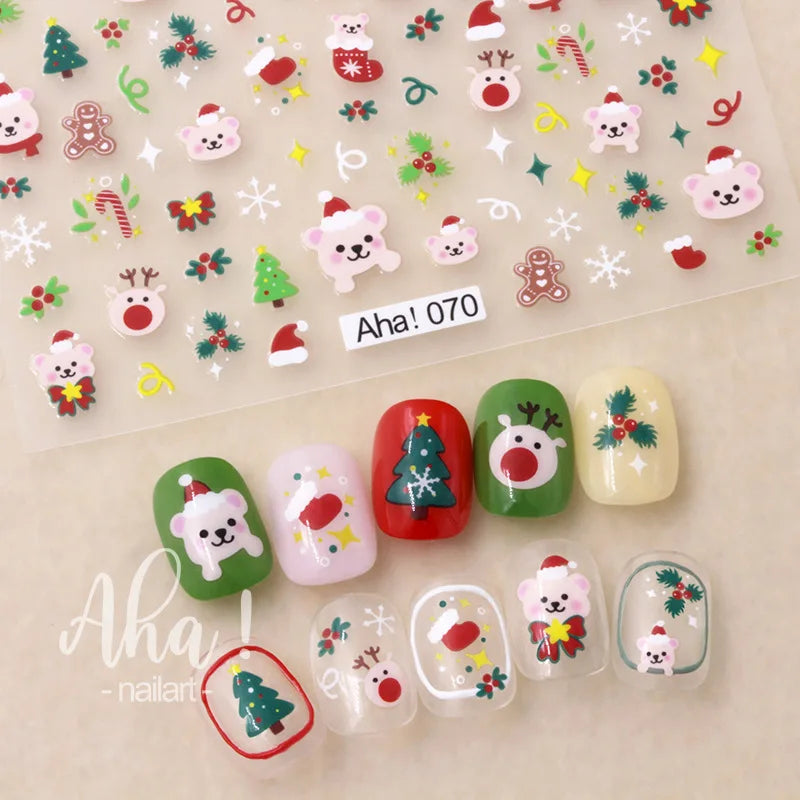 Sticker 3D Aha! 070 NAVIDAD