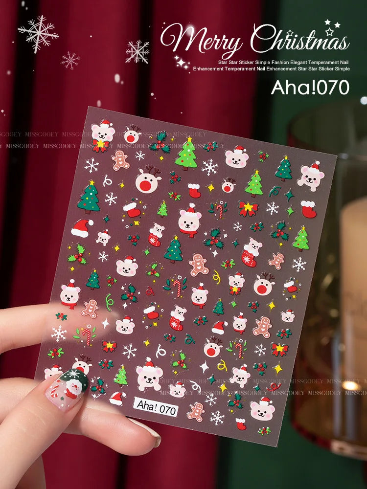 Sticker 3D Aha! 070 NAVIDAD