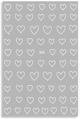 Sticker 966 Corazones