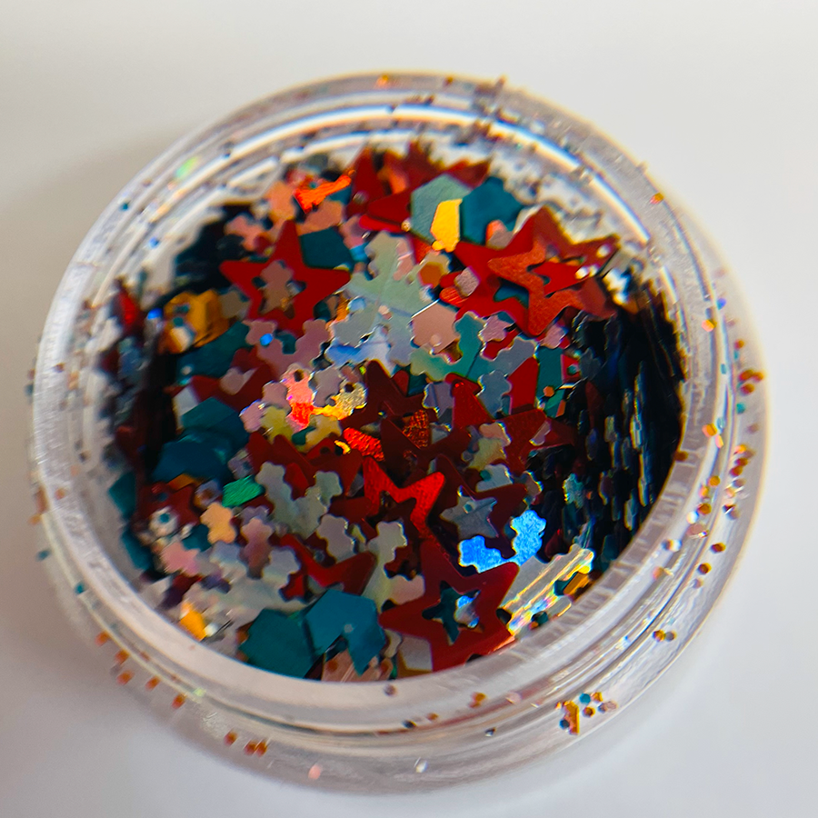 Glitter NS Mix Navidad Copos