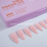 Caja press on Efecto Acrílico Medium Stiletto X300