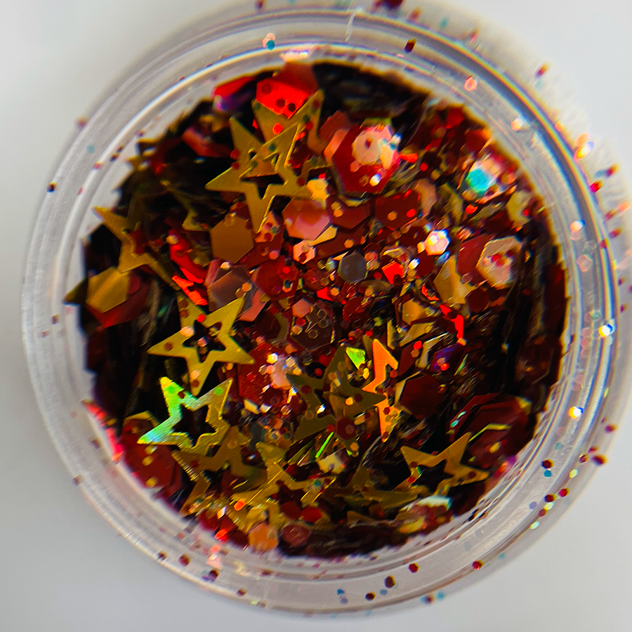 Glitter NS Mix Navidad Estrellas