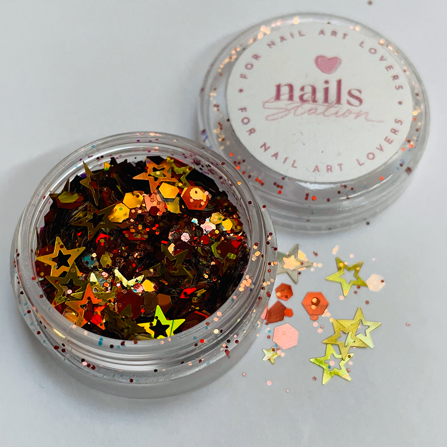 Glitter NS Mix Navidad Estrellas