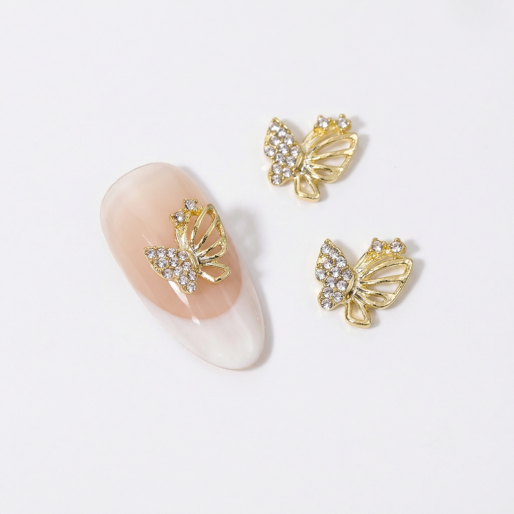 Dijes mariposa cristal