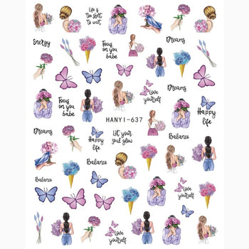 Sticker HANYI-637 MUJERES