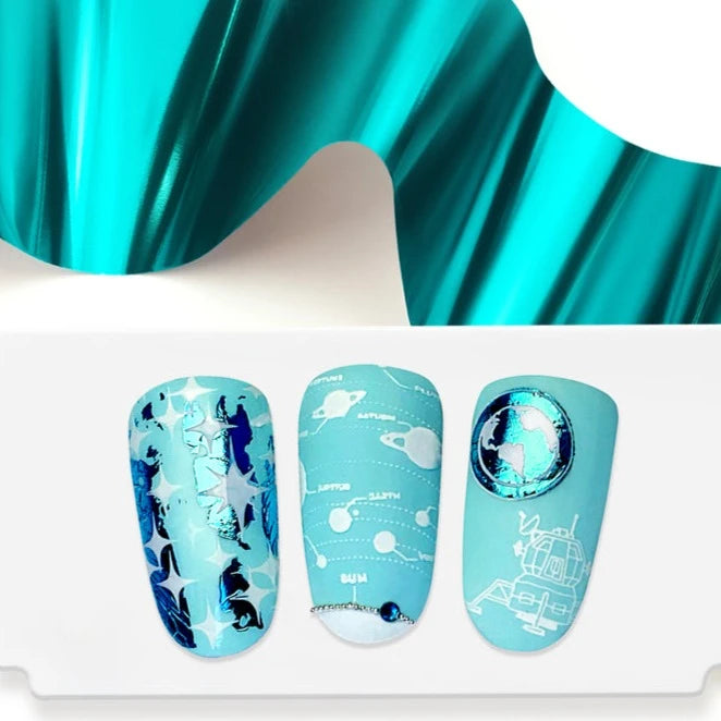 Foil Aguamarina Metalizado