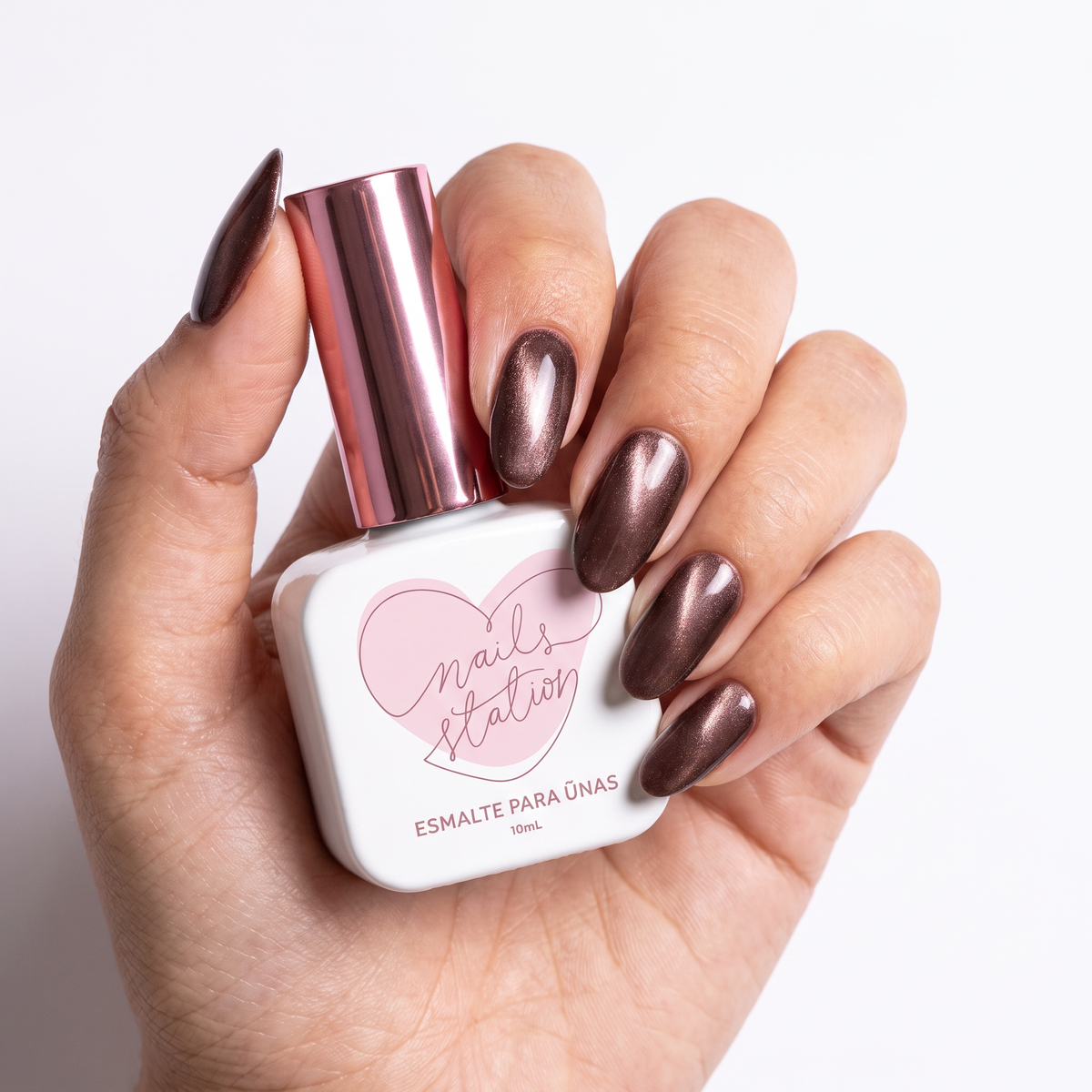 Esmalte Ojo de Gato Café NS Paula 10ml