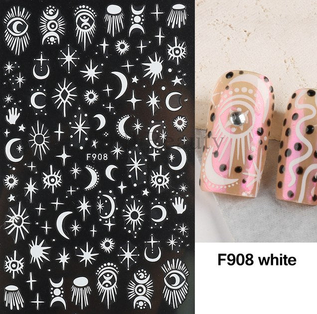Stickers F908 LUNAS DESTELLOS