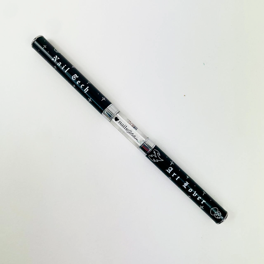 Pincel Doble 5mm/9mm Negro Art Lover