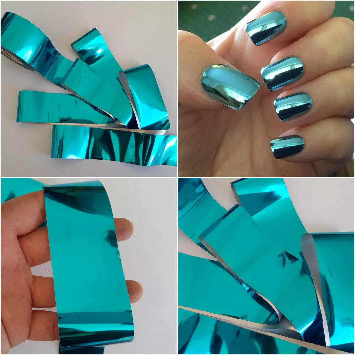 Foil Aguamarina Metalizado