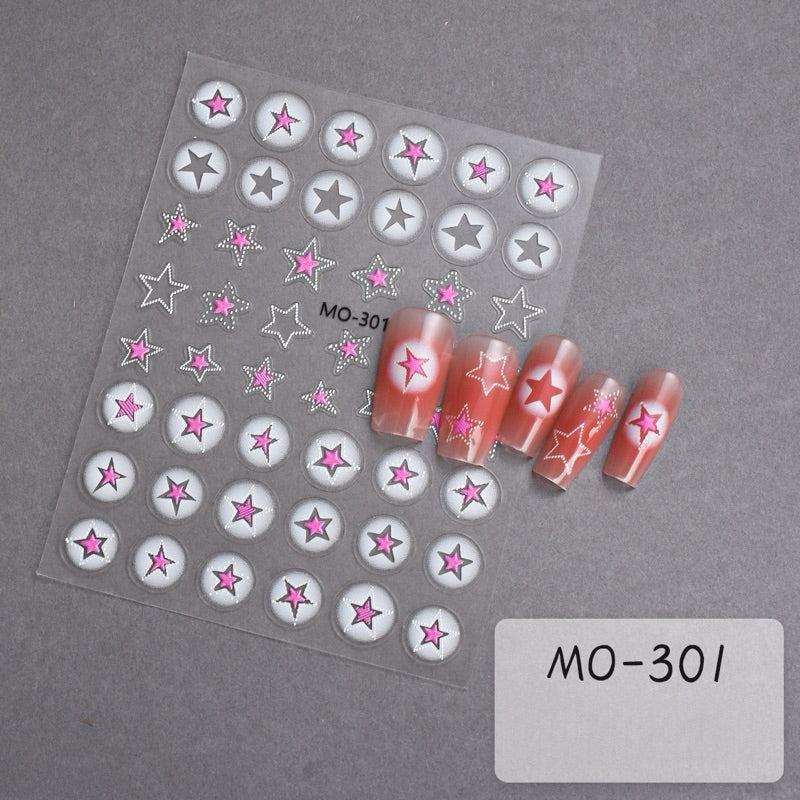 Sticker 5D MO-301 Estrellas