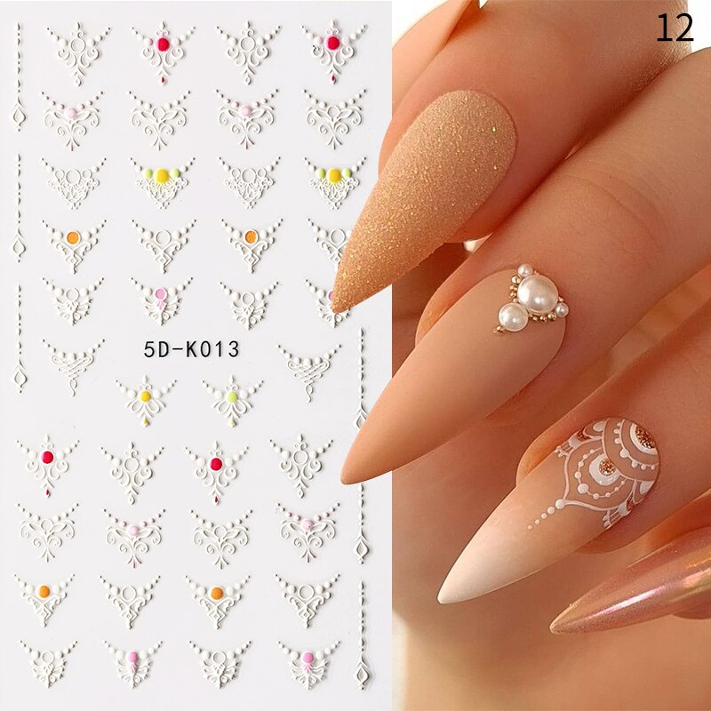 Sticker 5D- ts1903 corazones – Nails Station