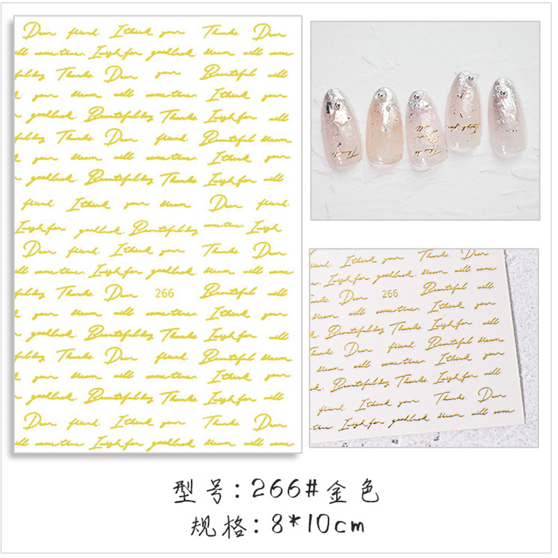 Sticker 266 374 Letras