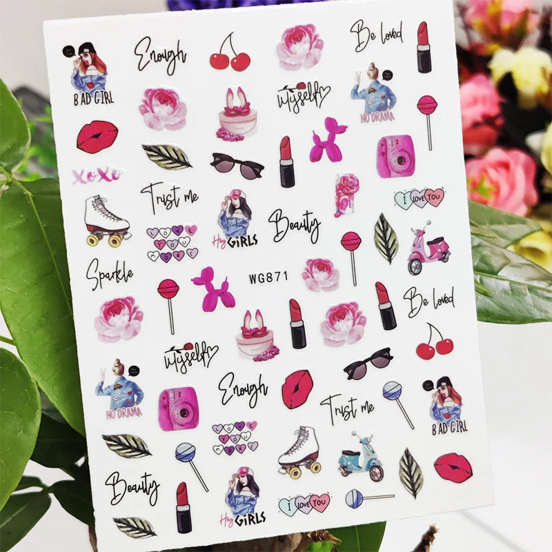 Sticker muñecas WG871