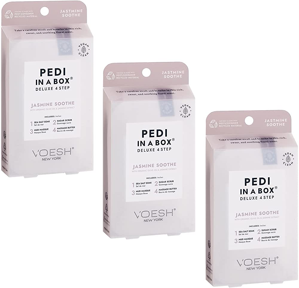 Pedi in a Box x4 Jasmine Soothe VOESH