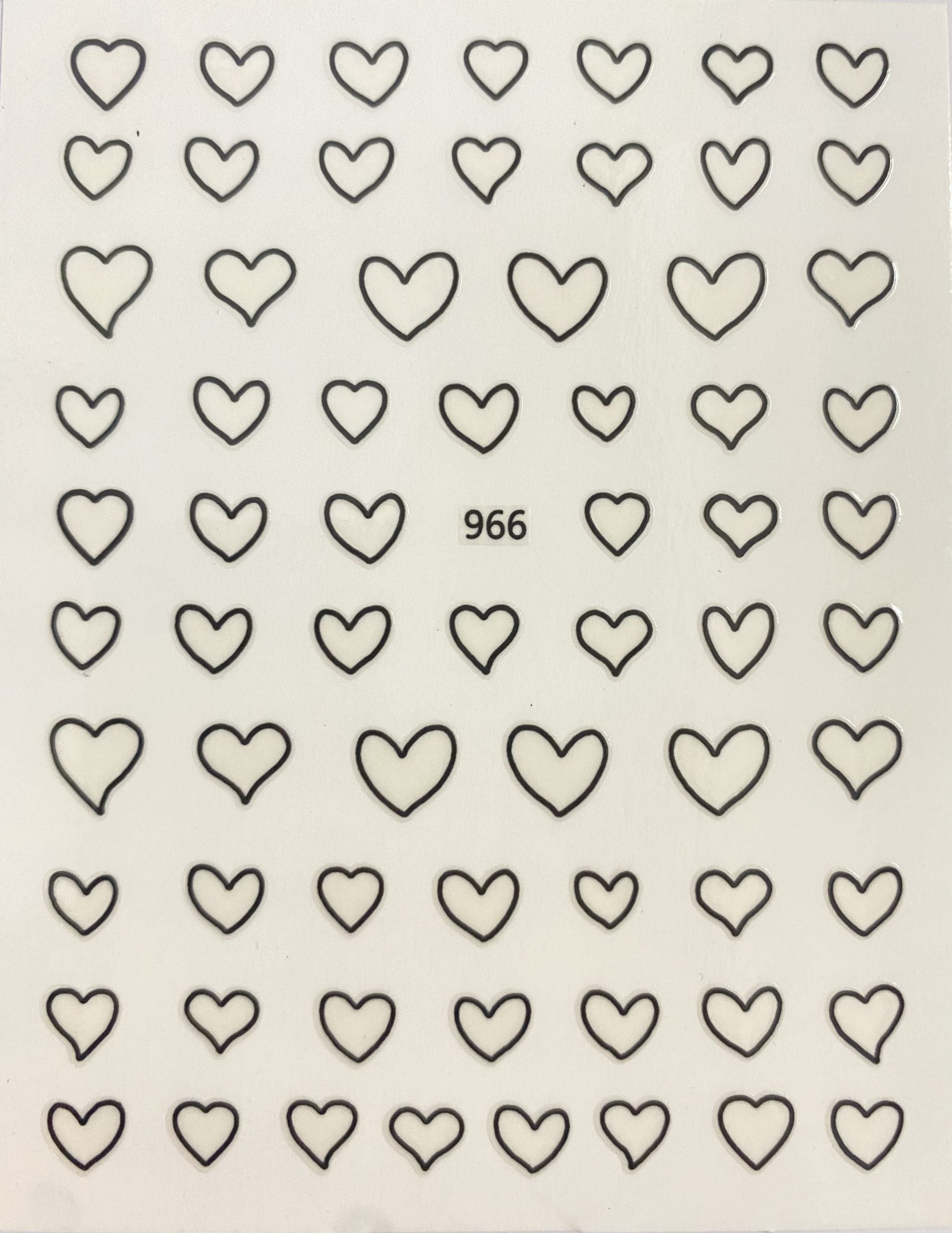 Sticker 966 Corazones