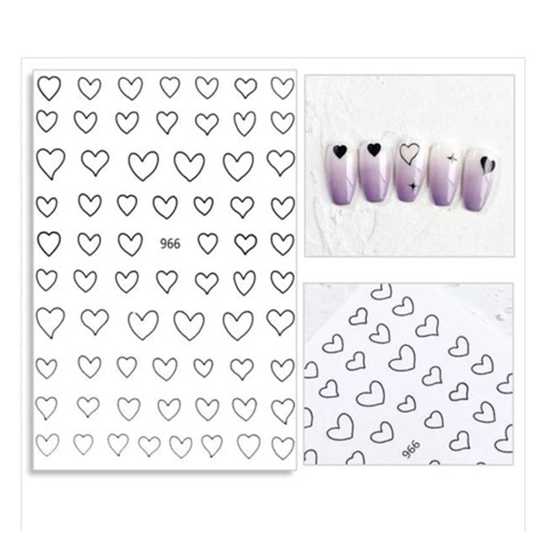 Sticker 966 Corazones