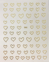 Sticker 966 Corazones
