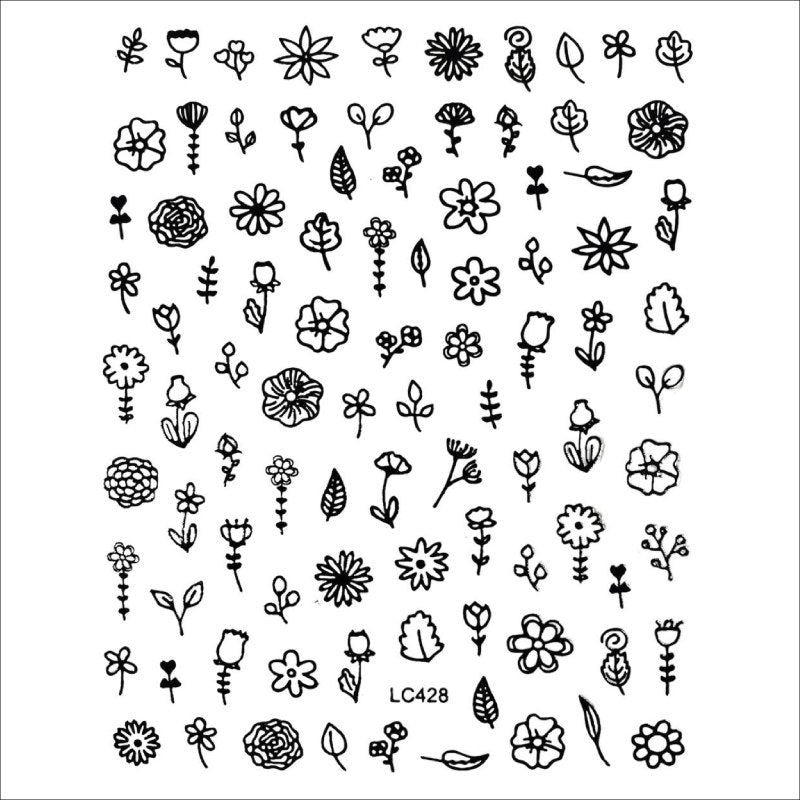 Sticker Flores LC428