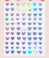 Sticker JO-967 Corazones